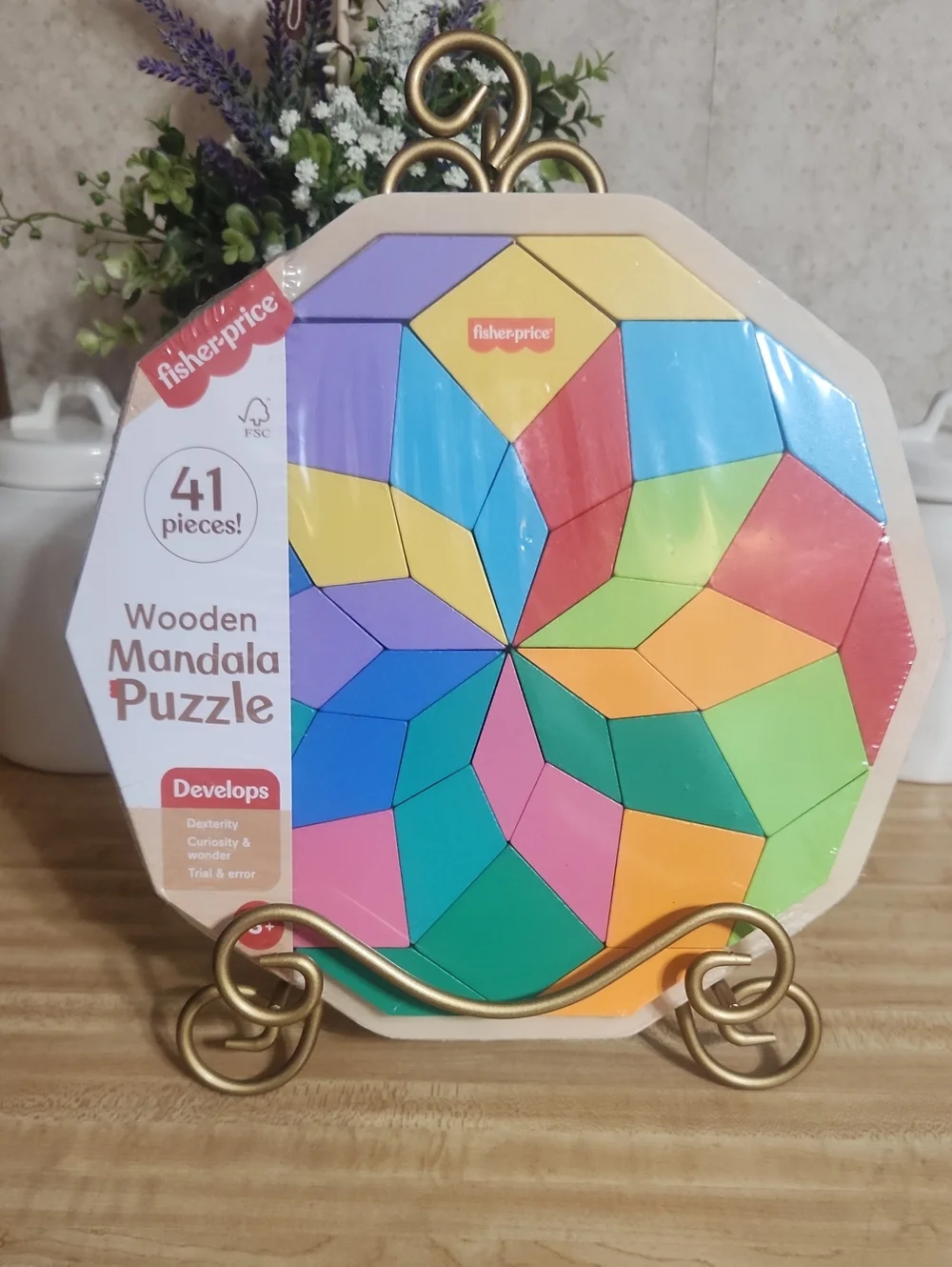 Fisher Price Wooden Mandala Puzzle